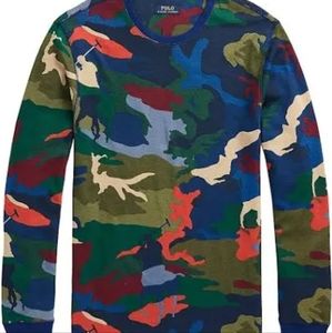 POLO BY RALPH LAUREN WAFFLE KNIT SLEEP SHIRT